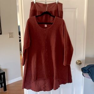 Blue Fish top and skirt